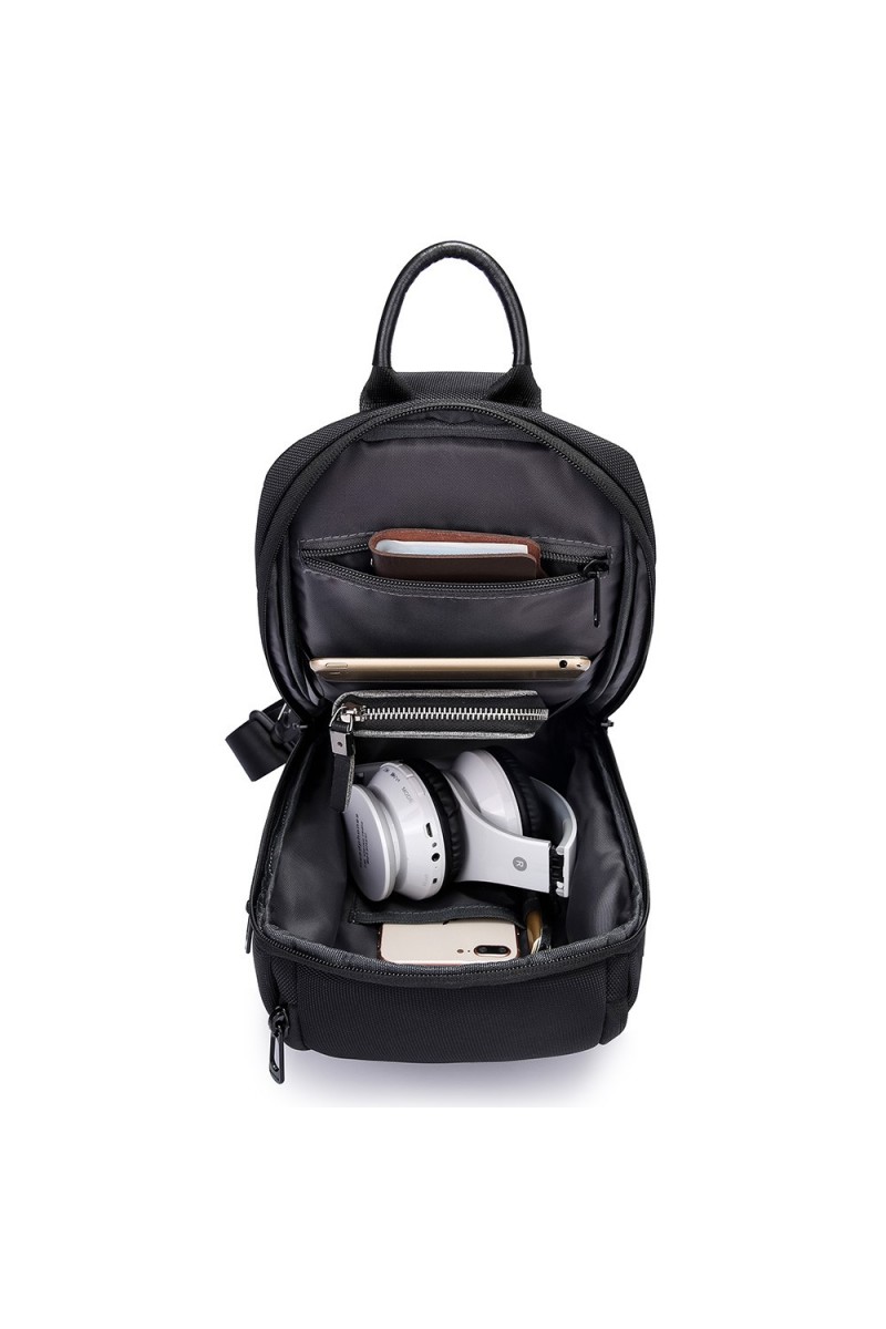 Τσαντάκι ώμου χιαστί crossbody Bange 7565 μαύρο Τσαντάκι ώμου χιαστί crossbody Bange 7565 μαύρο