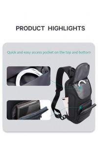 Τσαντάκι ώμου χιαστί crossbody Bange 7565 μαύρο Τσαντάκι ώμου χιαστί crossbody Bange 7565 μαύρο