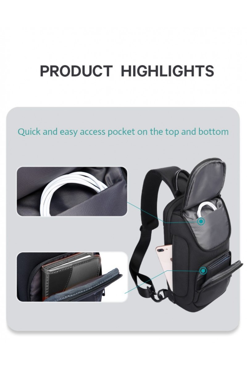 Τσαντάκι ώμου χιαστί crossbody Bange 7565 μαύρο Τσαντάκι ώμου χιαστί crossbody Bange 7565 μαύρο