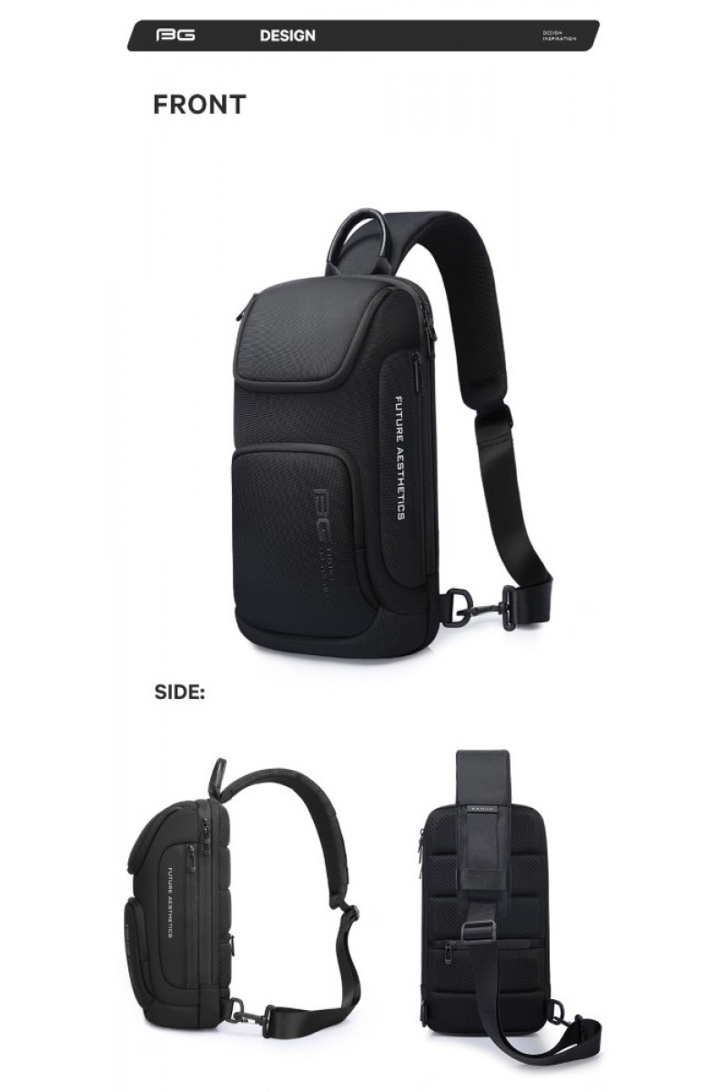 Τσαντάκι ώμου χιαστί crossbody Bange 7565 μαύρο Τσαντάκι ώμου χιαστί crossbody Bange 7565 μαύρο