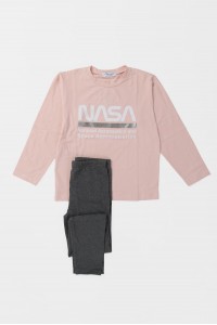 Φθινοπωρινό σετ με κολάν ACTION NASA 79 Ροζ Φθινοπωρινό σετ με κολάν ACTION NASA 79 Ροζ
