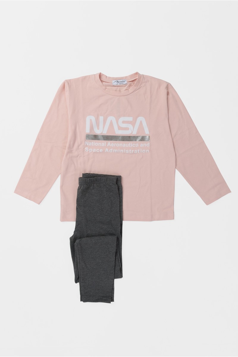 Φθινοπωρινό σετ με κολάν ACTION NASA 79 Ροζ Φθινοπωρινό σετ με κολάν ACTION NASA 79 Ροζ