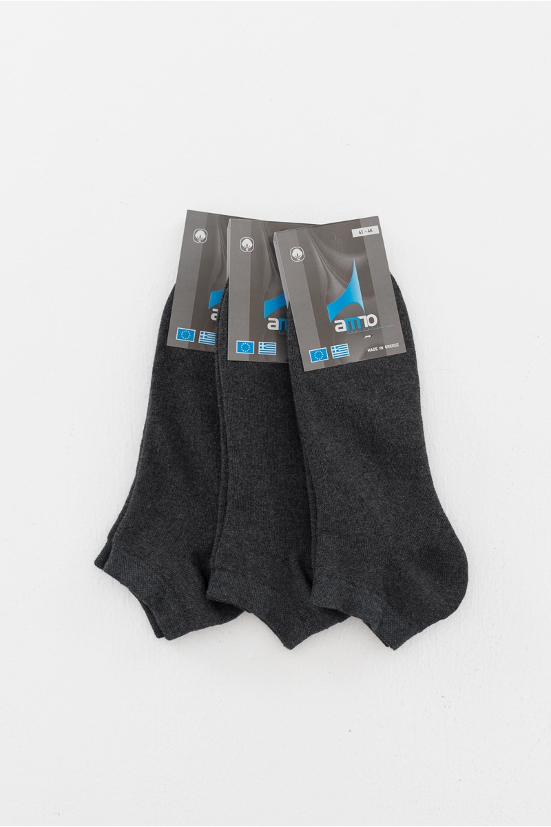Αθλητικές κάλτσες σοσόνια AMPO 3 Pack DARK 1019 Αθλητικές κάλτσες σοσόνια AMPO 3 Pack DARK 1019