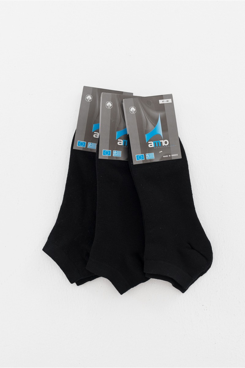 Αθλητικές κάλτσες σοσόνια AMPO 3 Pack DARK 1019 Αθλητικές κάλτσες σοσόνια AMPO 3 Pack DARK 1019