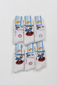 Προσφορά Παιδικές κάλτσες ΑΜΠΟ Λευκό Donald Duck 6 Pack