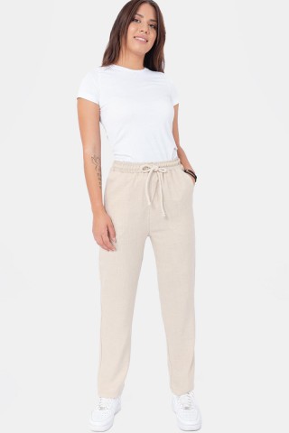 UNISEX Παντελόνι Λινό AXON BALI 54-202-1