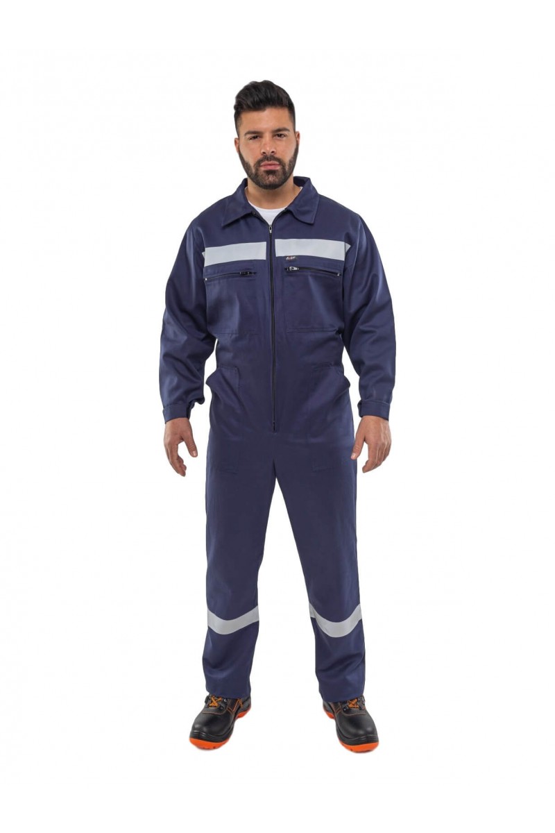 ΟΛΟΣΩΜΗ ΦΟΡΜΑ ΕΡΓΑΣΙΑΣ AXON OVERALLS CLASSIC ΜΕ ΑΝΑΚΛΑΣΤΗΡΕΣ