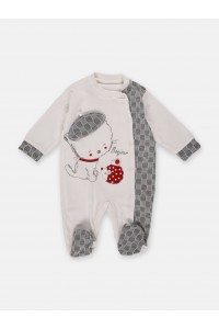 Μακό βρεφικό φορμάκι BABYBAL BONJOUR ΓΚΡΙ Μακό βρεφικό φορμάκι BABYBAL BONJOUR ΓΚΡΙ