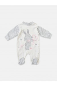 Μακό βρεφικό φορμάκι BABYBAL Rabbit ΓΚΡΙ Μακό βρεφικό φορμάκι BABYBAL Rabbit ΓΚΡΙ