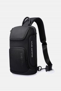 Τσαντάκι ώμου χιαστί crossbody Bange 7565 μαύρο