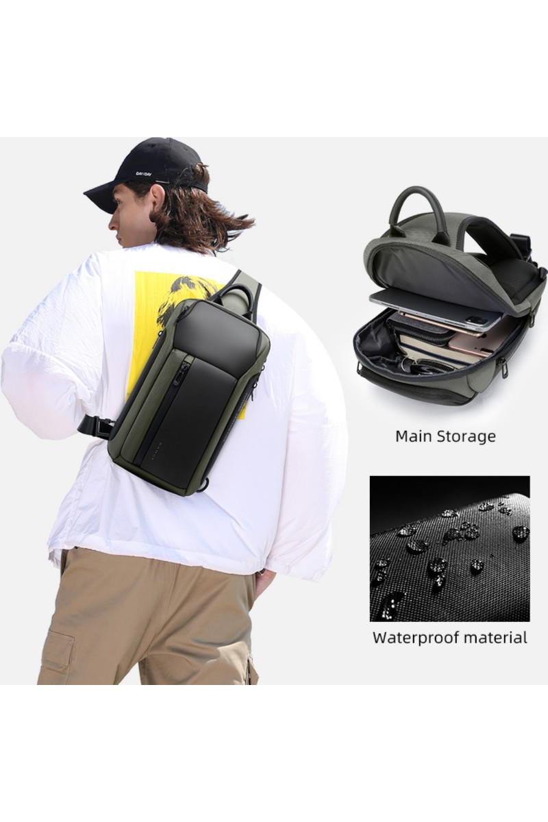 Τσαντάκι ώμου χιαστί crossbody Bange 7566 Χακί Τσαντάκι ώμου χιαστί crossbody Bange 7566 Χακί