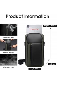 Τσαντάκι ώμου χιαστί crossbody Bange 7566 Χακί Τσαντάκι ώμου χιαστί crossbody Bange 7566 Χακί