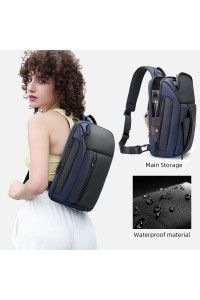 Τσαντάκι ώμου χιαστί crossbody Bange 7566 Μπλε