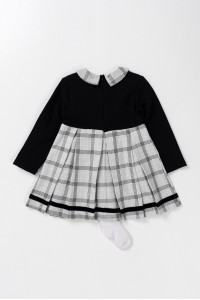 Παιδικό φόρεμα BEBUS Black με καλσόν Παιδικό φόρεμα BEBUS Black με καλσόν