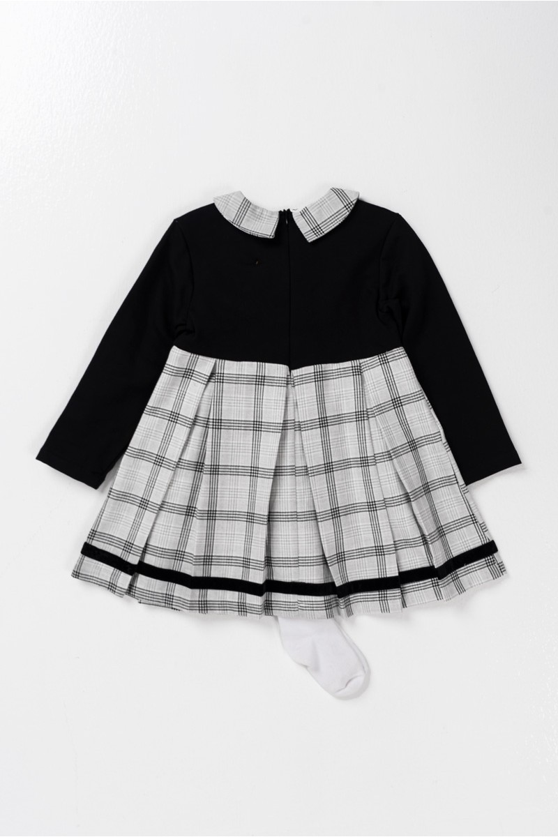 Παιδικό φόρεμα BEBUS Black με καλσόν Παιδικό φόρεμα BEBUS Black με καλσόν