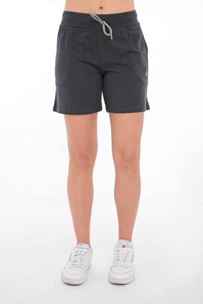 Σορτς φούτερ Αχνούδιαστο BODY MOVE 1206 - ΑΝΘΡΑΚΙ