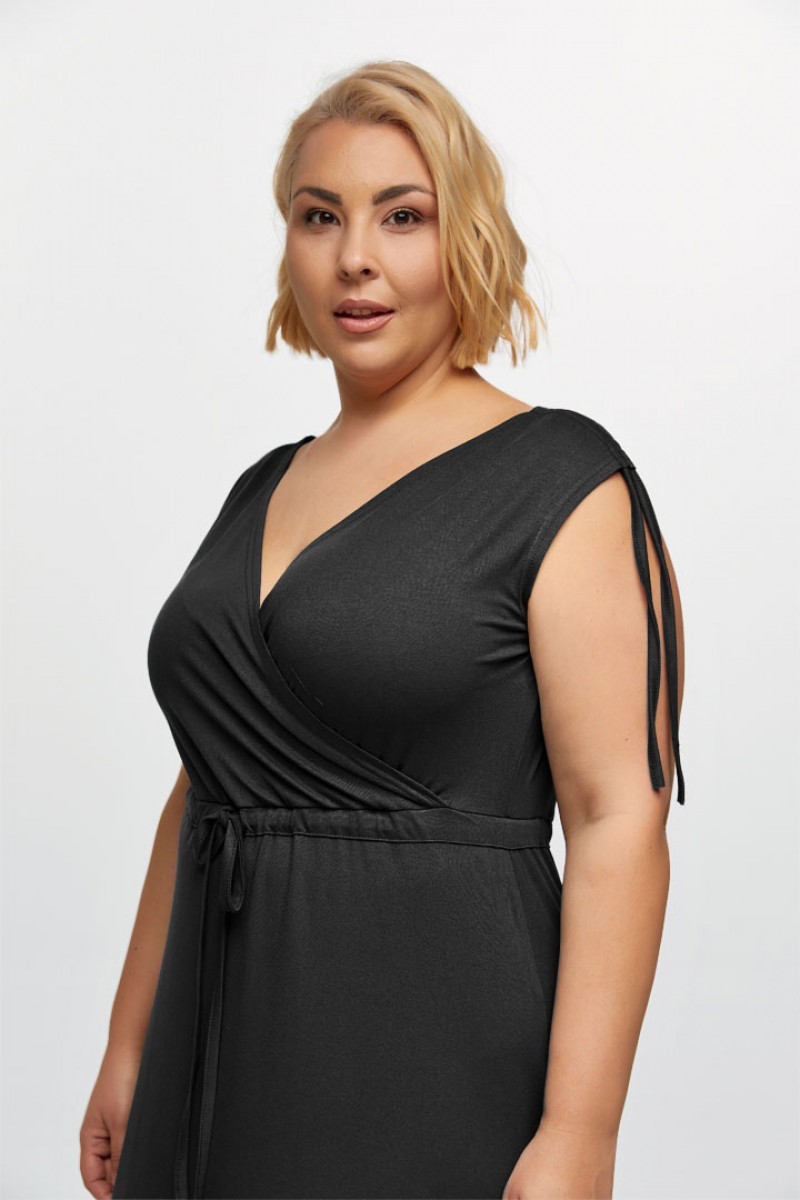 Φόρεμα Κρουαζέ BODY MOVE 1287 ΜΑΥΡΟ Φόρεμα Κρουαζέ BODY MOVE 1287 ΜΑΥΡΟ