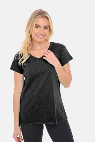 Γυναικεία μπλούζα Φλάμα BODY MOVE 1390 ΜΑΥΡΟ