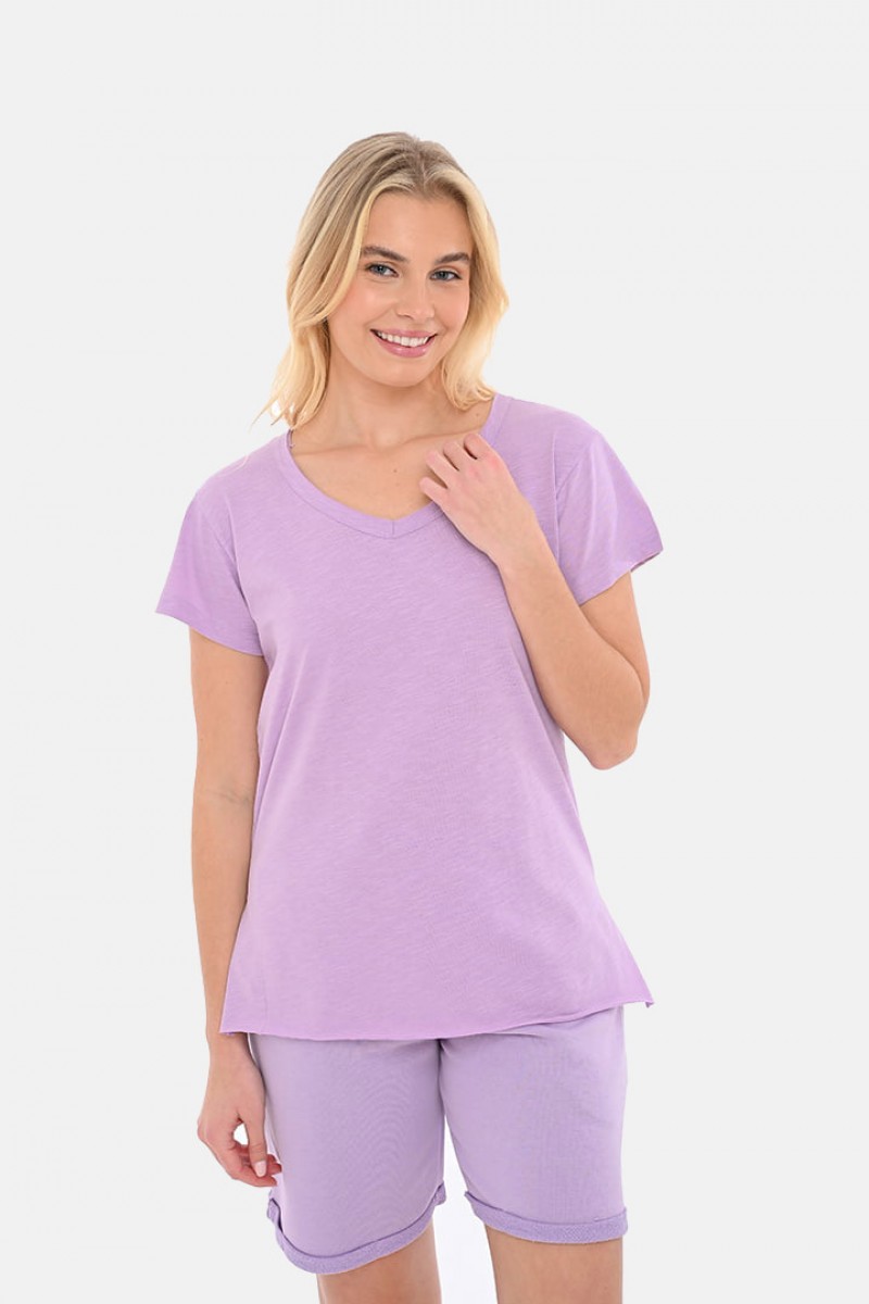 Γυναικεία μπλούζα Φλάμα BODY MOVE 1390 ΛΙΛΑ