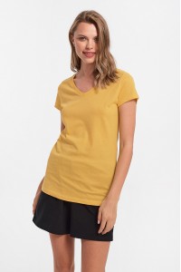 Γυναικείο T-Shirt Body Move τύπου V Γυναικείο T-Shirt Body Move τύπου V
