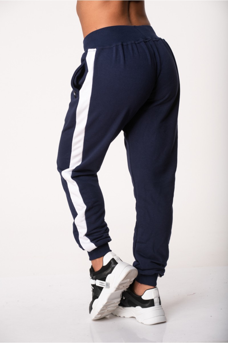 Aθλητικές φόρμες σετ BODY MOVE Crop Top NAVY Aθλητικές φόρμες σετ BODY MOVE Crop Top NAVY