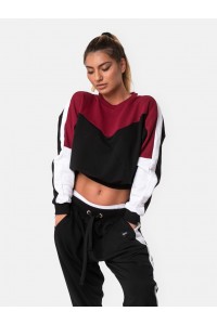 Αθλητικές φόρμες σετ BODY MOVE Crop Top BLACK