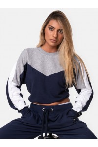 Aθλητικές φόρμες σετ BODY MOVE Crop Top NAVY Aθλητικές φόρμες σετ BODY MOVE Crop Top NAVY