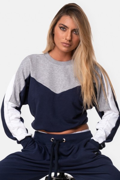 Aθλητικές φόρμες σετ BODY MOVE Crop Top NAVY