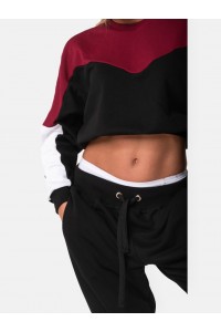 Αθλητικές φόρμες σετ BODY MOVE Crop Top BLACK