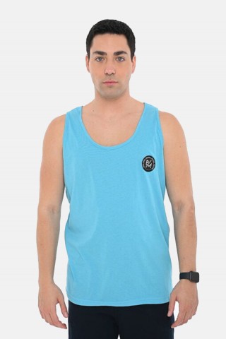Ανδρική μπλούζα αμάνικη BODY MOVE 257 Σιέλ