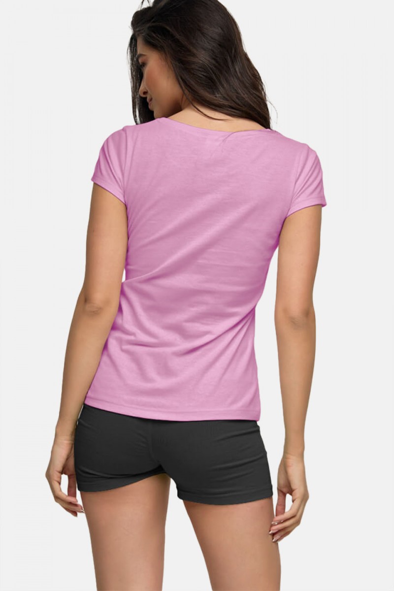 Γυναικείο T-Shirt BODY MOVE 814 ΛΙΛΑ Γυναικείο T-Shirt BODY MOVE 814 ΛΙΛΑ