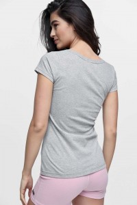 Γυναικείο T-Shirt BODY MOVE 814 ΓΚΡΙ