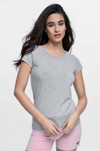 Γυναικείο T-Shirt BODY MOVE 814 ΓΚΡΙ