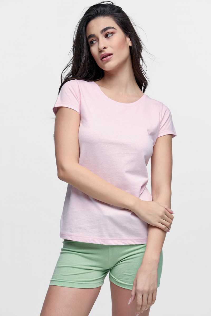 Γυναικείο T-Shirt BODY MOVE 814 ΡΟΖ Γυναικείο T-Shirt BODY MOVE 814 ΡΟΖ