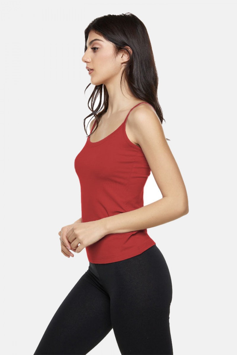 Μπλούζα Viscoze Τιράντα BODY MOVE 878 ΜΠΟΡΝΤΟ
