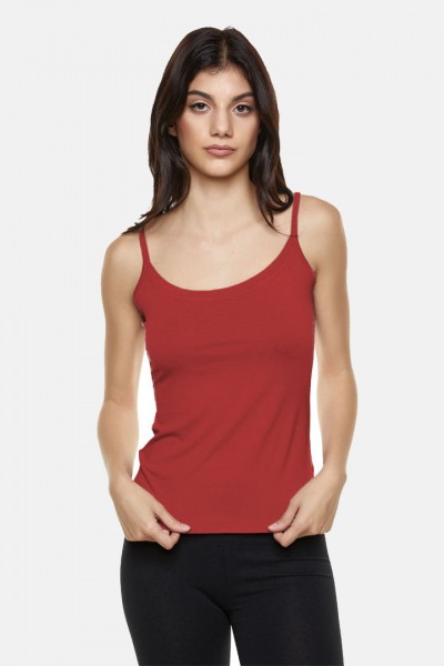 Μπλούζα Viscoze Τιράντα BODY MOVE 878 ΜΠΟΡΝΤΟ