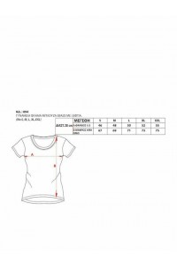 Γυναικείο T-Shirt BODY MOVE 894 ΜΠΟΡΝΤΟ Γυναικείο T-Shirt BODY MOVE 894 ΜΠΟΡΝΤΟ