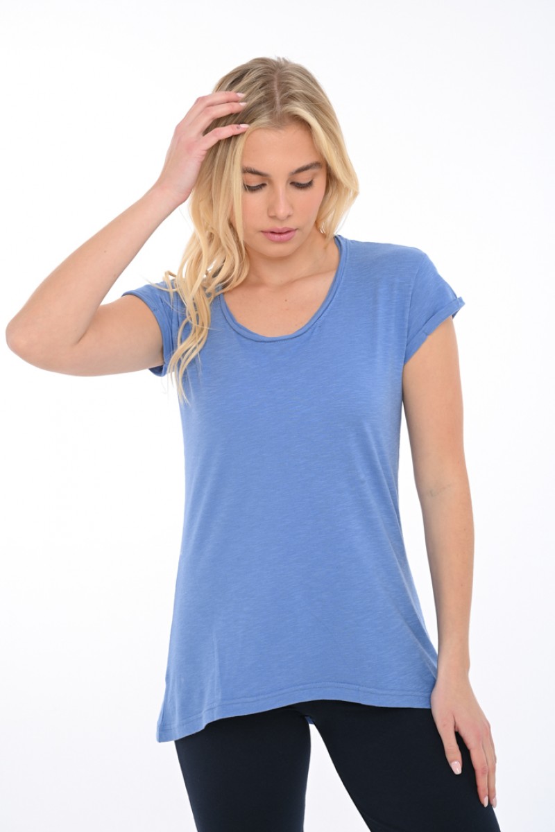 Γυναικείο T-Shirt BODY MOVE 894 ΣΙΕΛ