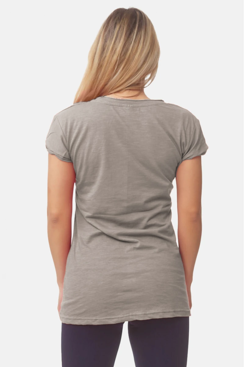 Γυναικείο T-Shirt BODY MOVE 894 ΓΚΡΙ Γυναικείο T-Shirt BODY MOVE 894 ΓΚΡΙ