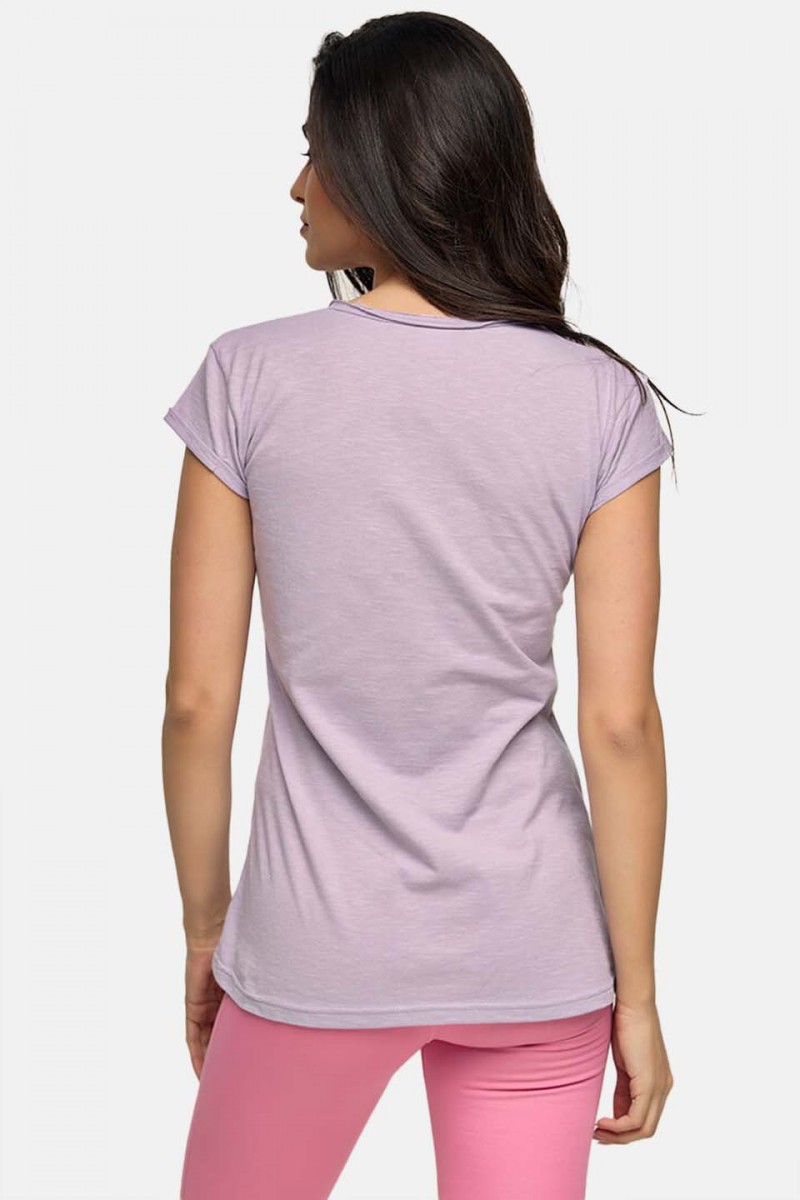 Γυναικείο T-Shirt BODY MOVE 894 ΛΙΛΑ Γυναικείο T-Shirt BODY MOVE 894 ΛΙΛΑ
