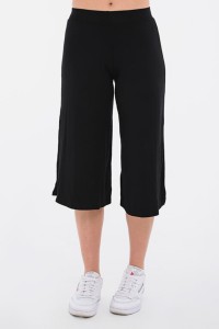 Μονόχρωμη Ζιπ Κιλότ BODY MOVE 1063 ΜΑΥΡΟ