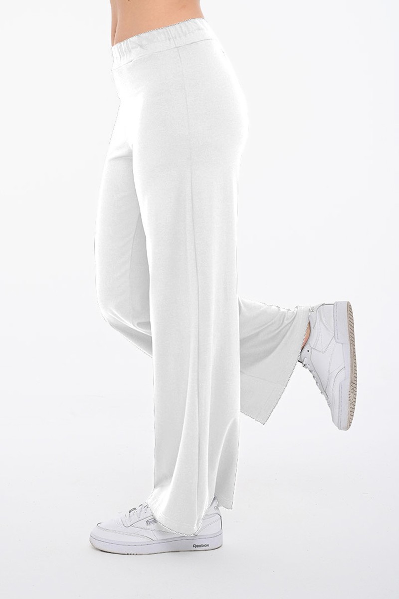 Μακρυά παντελόνα BODY MOVE 1396 Lycra ΛΕΥΚΟ