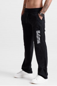 Παντελόνι λεπτό φούτερ ίσιο BODY MOVE 450 ΜΑΥΡΟ Παντελόνι λεπτό φούτερ ίσιο BODY MOVE 450 ΜΑΥΡΟ