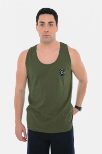 Αμάνικη μπλούζα BODY MOVE 257 ΧΑΚΙ Αμάνικη μπλούζα BODY MOVE 257 ΧΑΚΙ