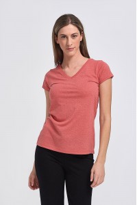 Γυναικείο T-Shirt Body Move τύπου V Γυναικείο T-Shirt Body Move τύπου V