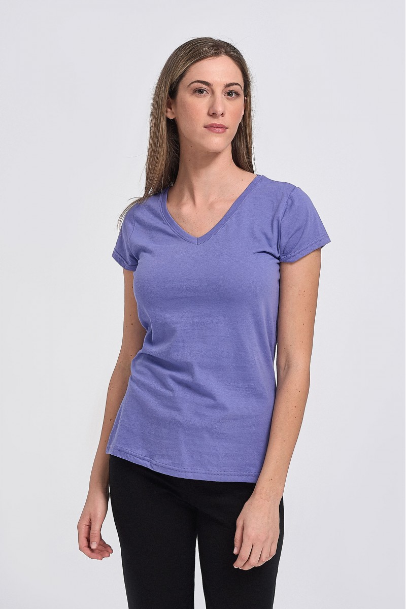 Γυναικείο T-Shirt Body Move τύπου V Γυναικείο T-Shirt Body Move τύπου V
