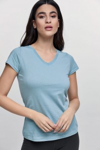 Γυναικείο T-Shirt Body Move τύπου V Γυναικείο T-Shirt Body Move τύπου V