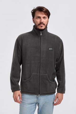 Ανδρική Ζακέτα fleece Body Move 575 ΑΝΘΡΑΚΙ
