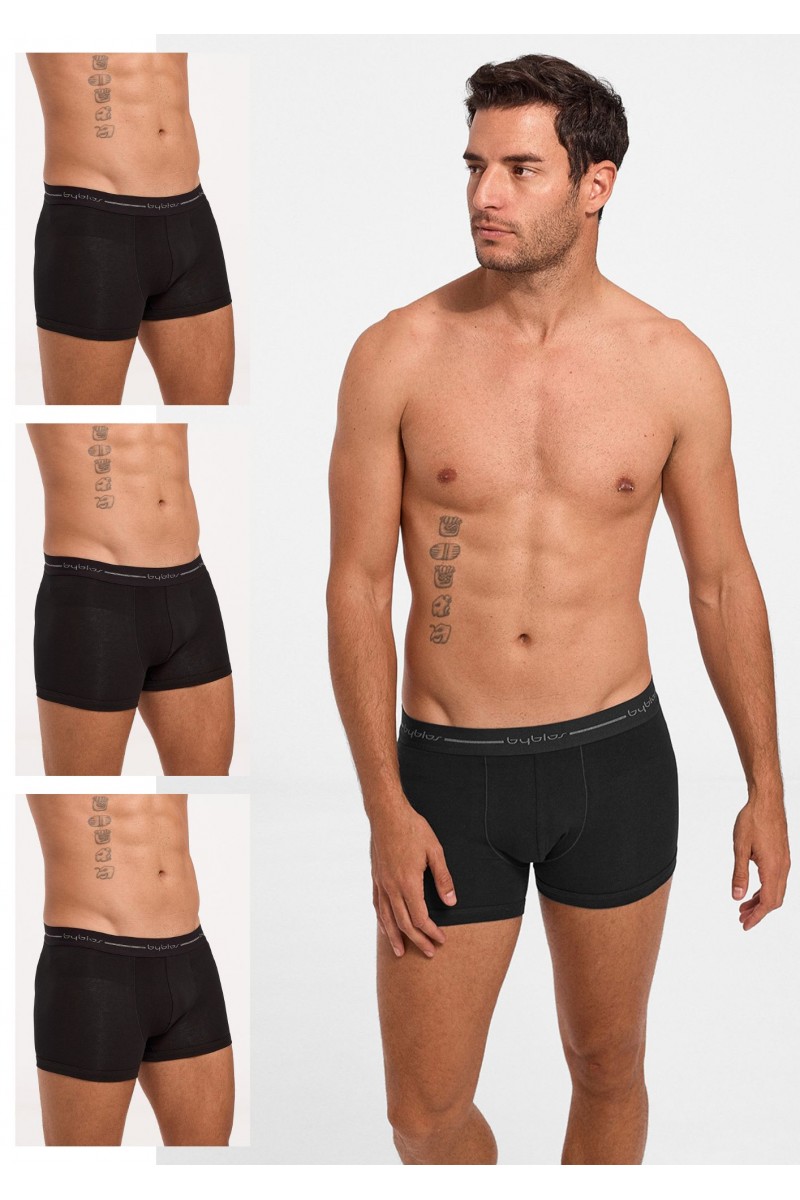 Ανδρικά Boxers BYBLOS 3 Pack 683601 BLACK