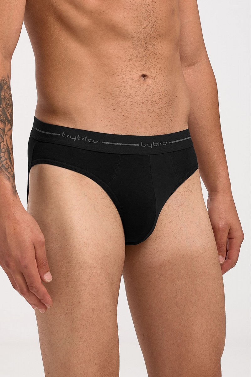 Ανδρικά σλιπ BYBLOS 3 Pack BLACK 683301
